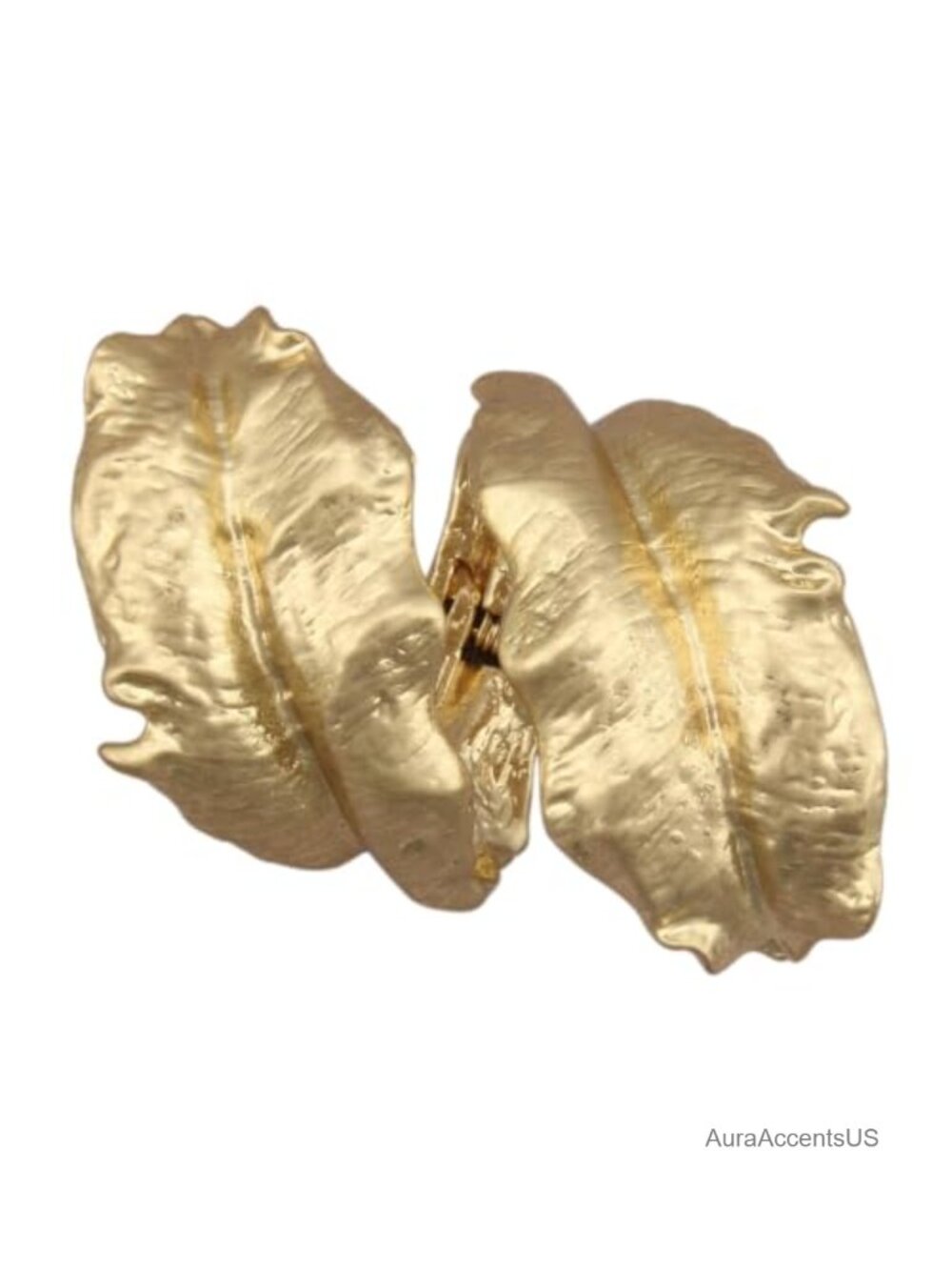 Gold Plated Wide Cuff Bracelet Chunky Statement Bangle Adjustable